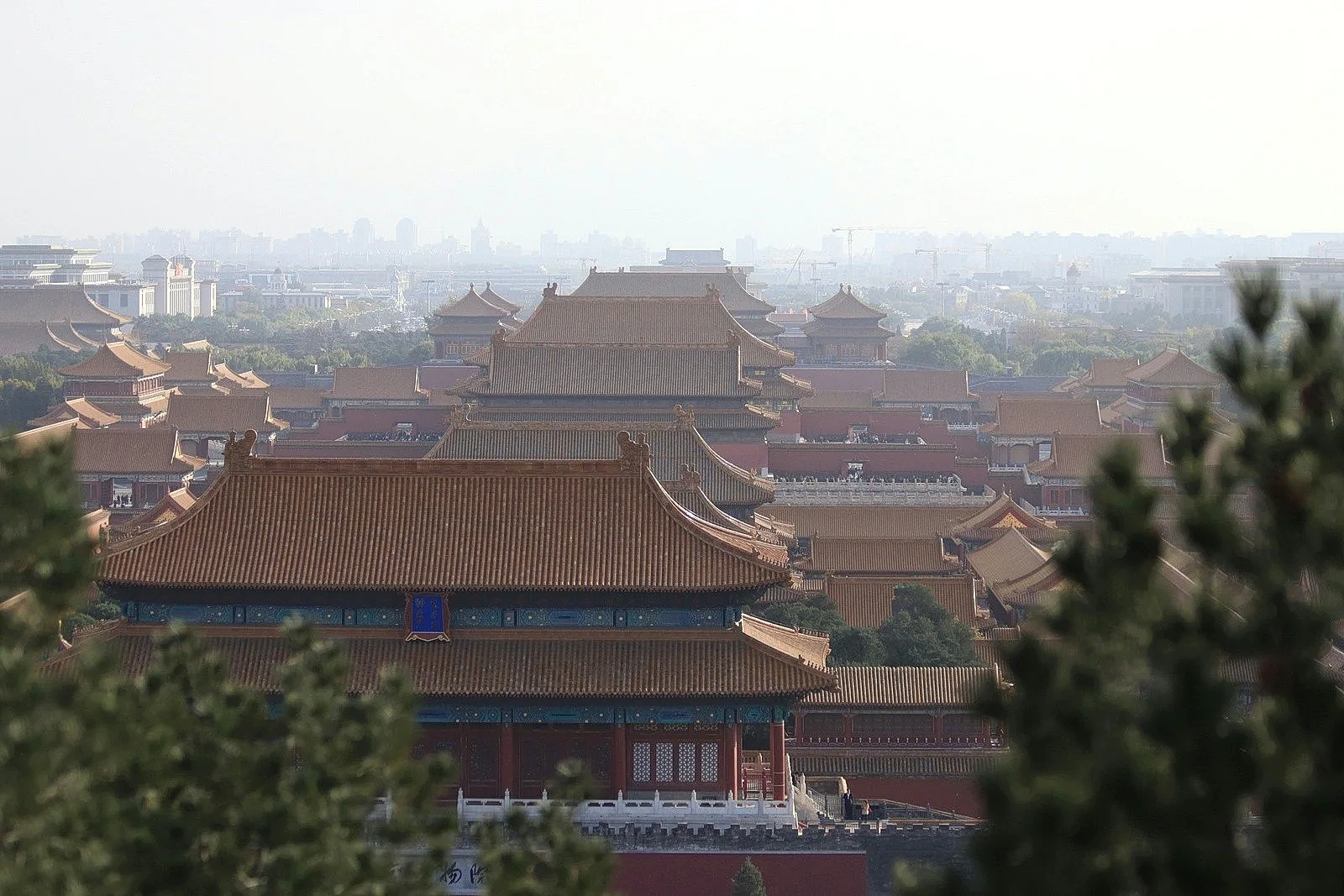 Mutianyu Great Wall winding over mountain ridges in China