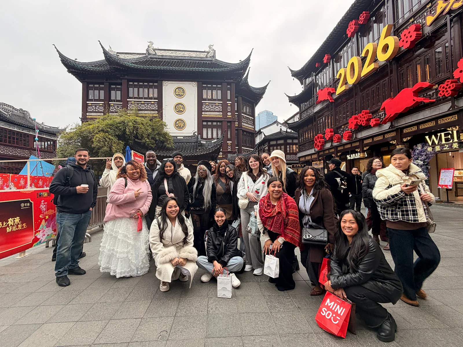Travel & LIV collective exploring destination landmarks together