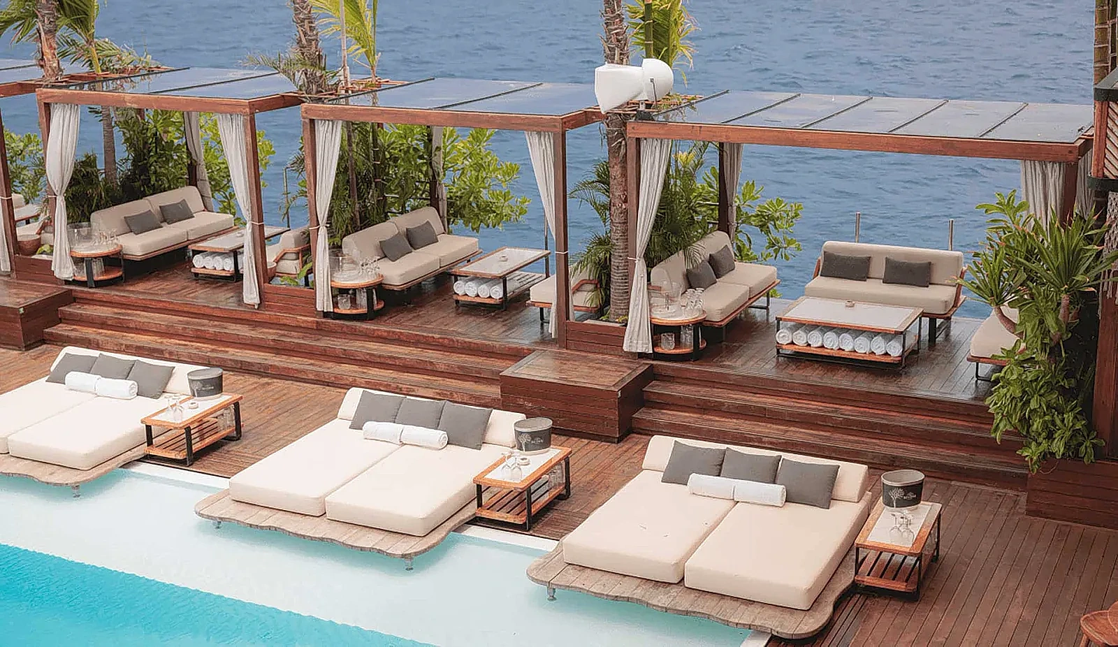YONA Floating Beach Club pool in the Andaman Sea